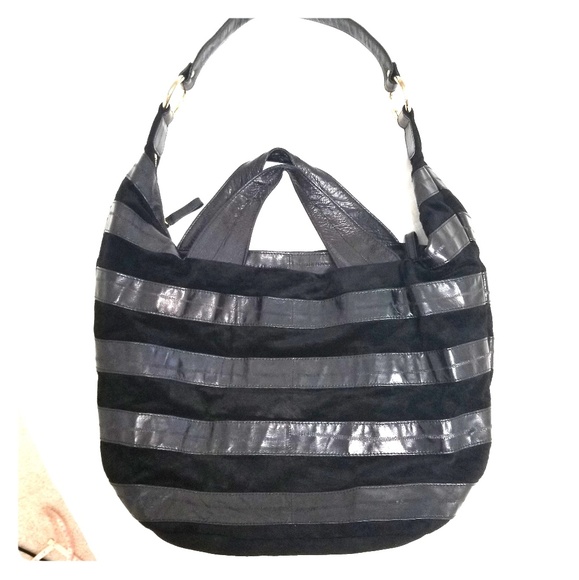 👜Eel Skin▪Suede Bag👜 - Picture 2 of 4